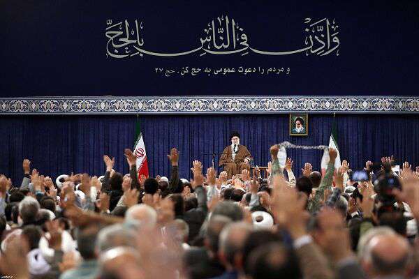 دیدار کارگزاران حج با رهبر انقلاب
