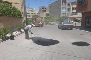 معابر شهرک یاغچیان بهسازی شد