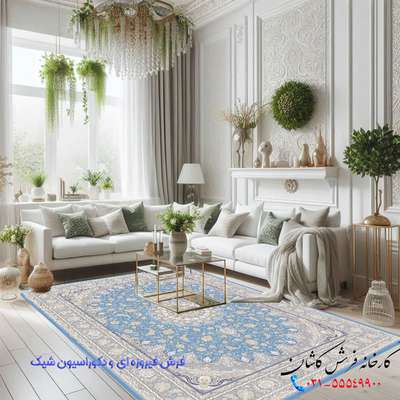  چیدمان پذیرایی مربع ۳۰ متری