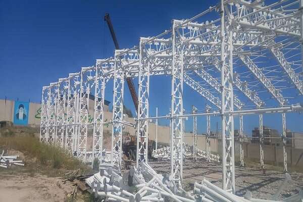 بتن‌ریزی فونداسیون سالن چند منظوره ترمینال تبریز آغاز شد
