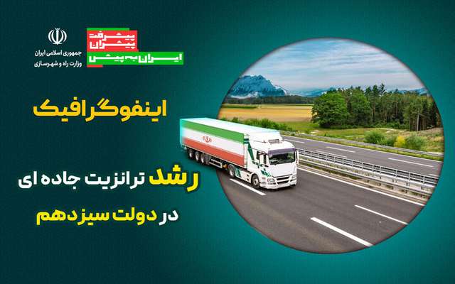 اطلاع نگاشت| رشد ترانزیت جاده‌ای در دولت سیزدهم