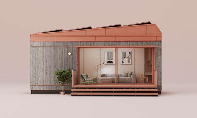  کاسمیک وان؛ خانه ای کوچک، پایدار و منفصل از شبکه برای زندگی مدرن