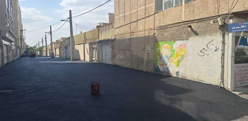 توزیع ۶۰۰ تن آسفالت‌ در معابر و محلات حوزه شهرداری منطقه ۳ تبریزدر طول هفته گذشته