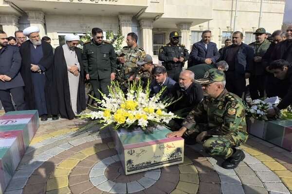 پیکر مطهر ۴ شهید گمنام در تبریز تشییع شد