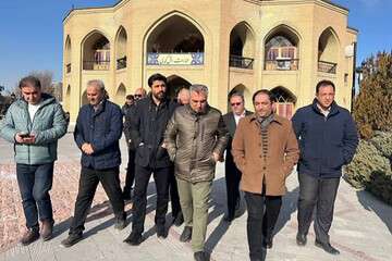 کفسازی محوطه "عمارت ائل‌گلی" به پیشرفت ۲۰ درصدی رسید/ هدفگذاری برای تحول و احیاء هویتی زیرساخت‌های گردشگری