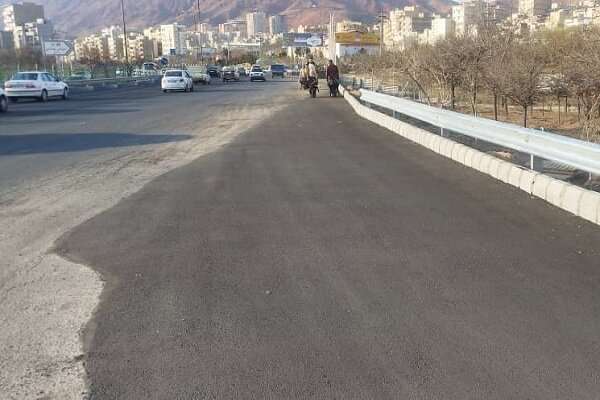 اتمام اصلاح هندسی و آسفالت رمپ خروجی فرشته جنوبی به اتوبان پاسداران