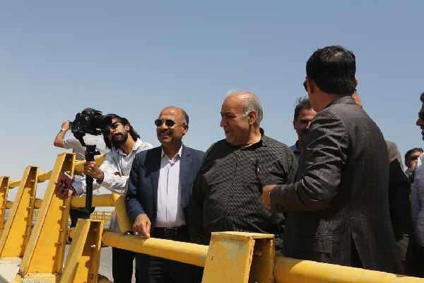 بازدید مدیرعامل شرکت ساخت‌وتوسعه زیربناهای حمل‌ونقل از پروژه‌های راهسازی هرمزگان