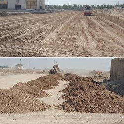 پیشرفت فیزیکی عملیات اجرایی پروژه بهسازی معابر کوی نود هکتاری