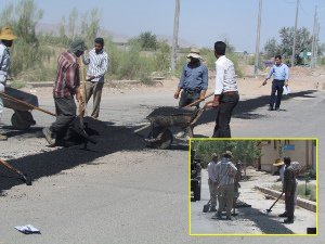 احسان نوذری سرپرست معاونت فنی و شهرسازی شهرداری زرند:۱۰۶۴تن آسفالت در زمینه لکه گیری معابر در طی یکسال گذشته پخش شده است.