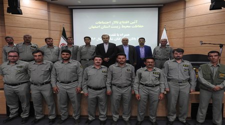 برگزاری آئین افتتاحیه تالار اجتماعات حفاظت محیط زیست استان و تجلیل و تکریم بازنشستگان، محیط بانان و کارمندان نمونه و شاخص