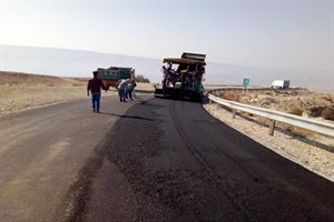 اتمام عملیات روکش آسفالت رکن آباد – گردنه برم