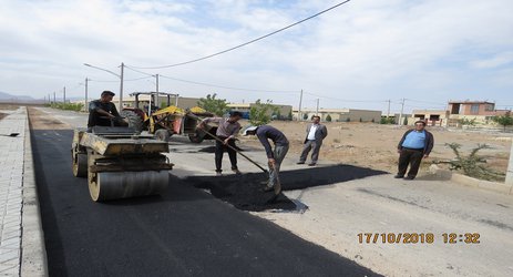 شروع پروژه لکه گیری معابر سطح شهر توسط شهرداری و شورای اسلامی شهر مجلسی