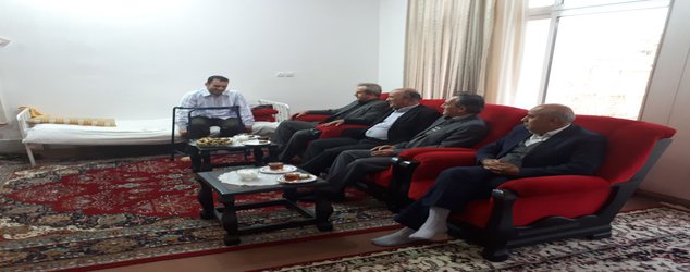 عیادت مدیر کل حفاظت محیط زیست استان از محیط بان مجروح قمیشلو